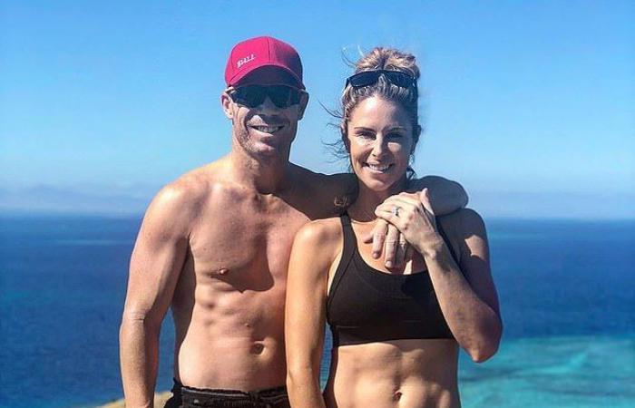 David Warner wife Candice Warner