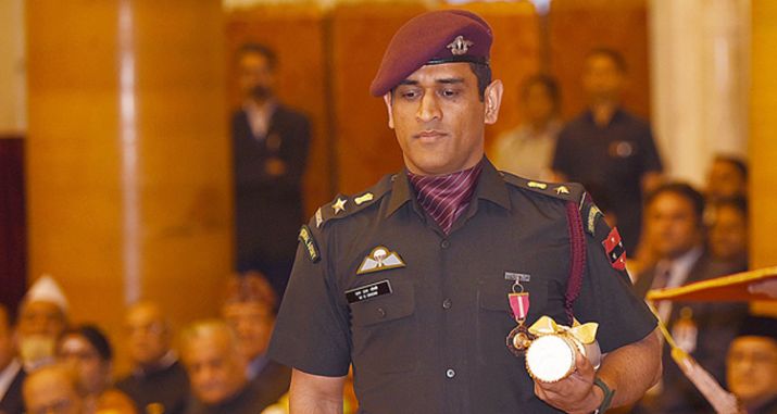 Mahendra Singh Dhoni Lieutenant Colonel
