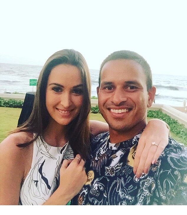 Usman Khawaja wife Rachel McLellan