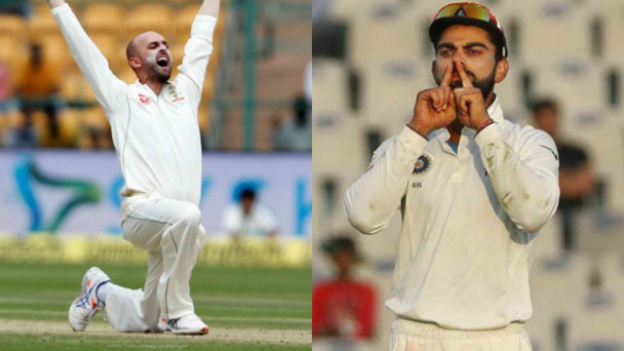 Virat Kohli Nathan Lyon