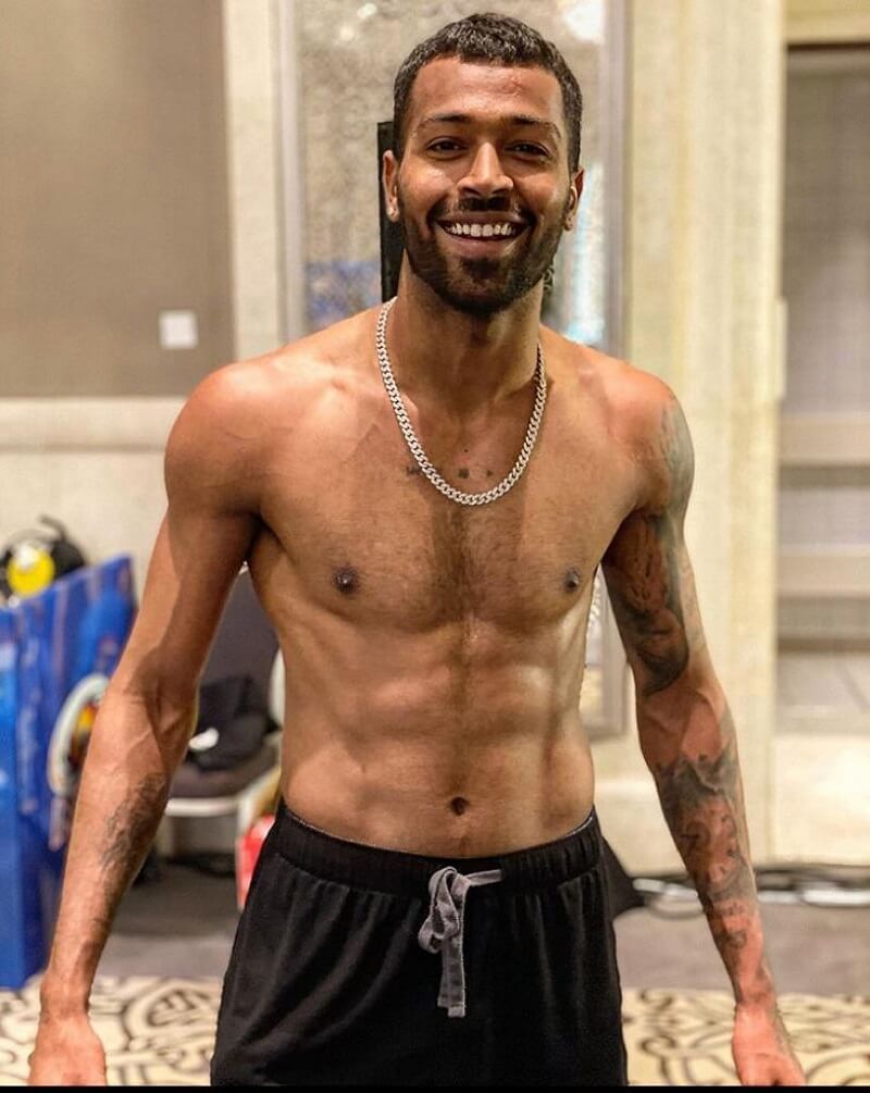 hardik pandya fitness