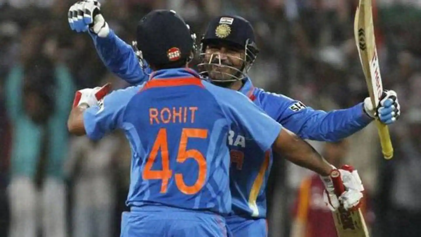 rohit sharma Virender Sehwag