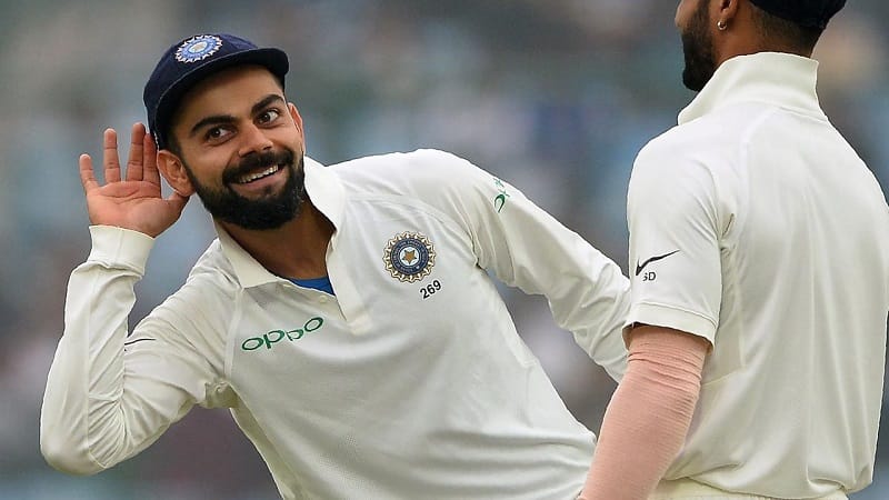 virat kohli sledging the Australians