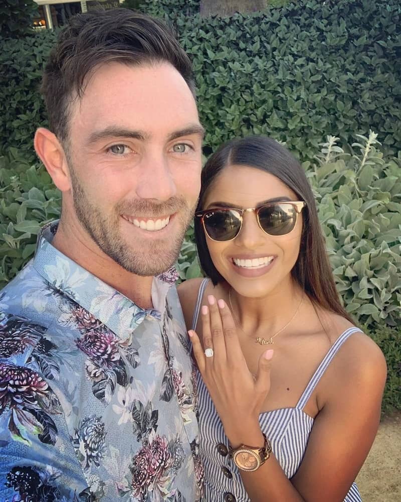 Glenn Maxwell wife Vini Raman