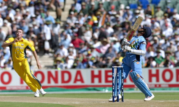 Sachin’s wicket at the 2003 World Cup Final 