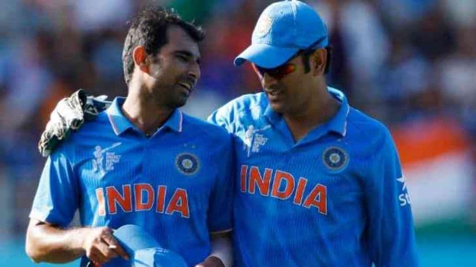 Dhoni shouted at Mohammed Shami