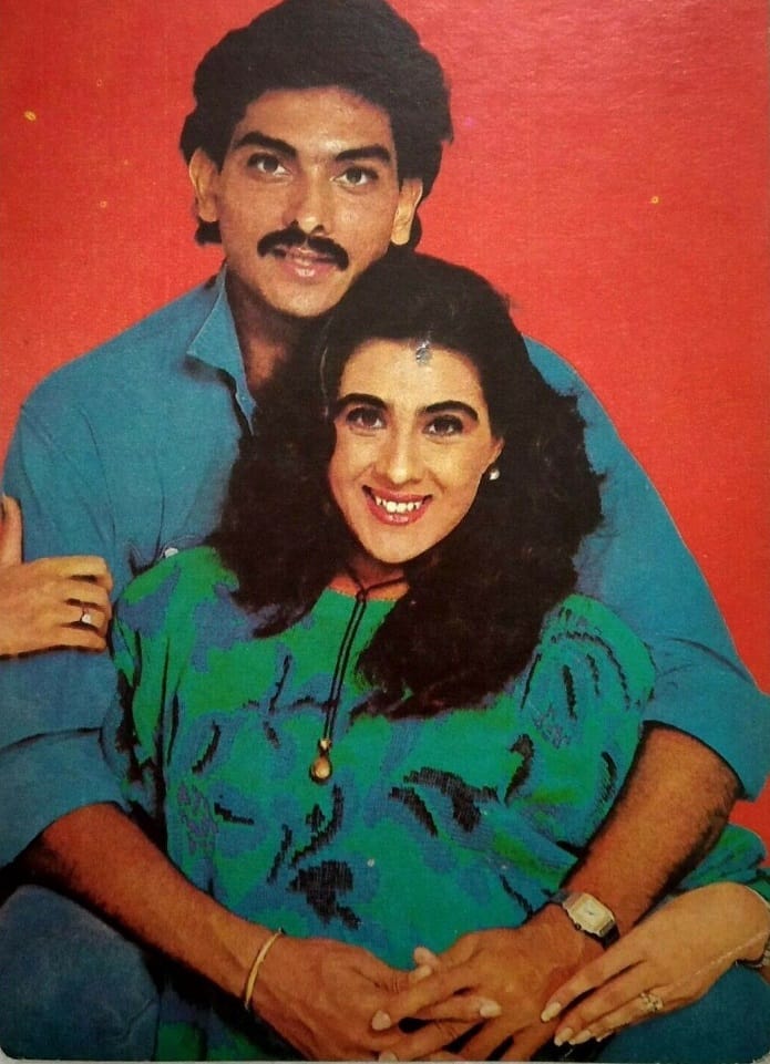 Ravi Shastri and Amrita Singh