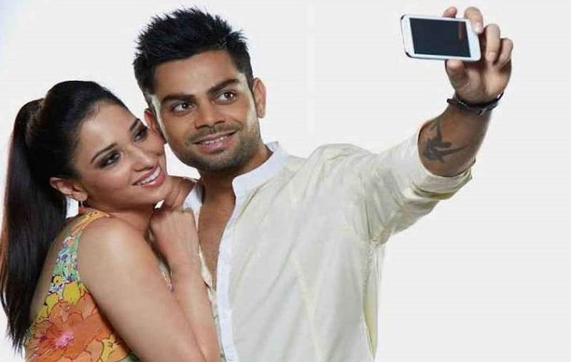 Virat Kohli and Tamannaah Bhatia