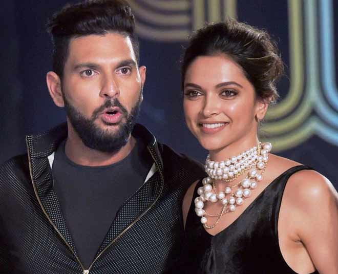 Yuvraj Singh and Deepika Padukone