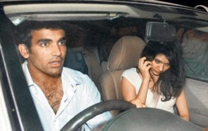 Zaheer Khan and Isha Sharwani