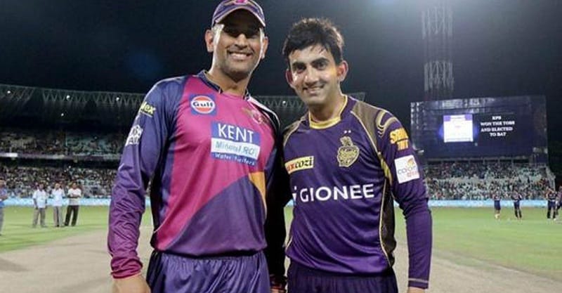 gambhir ms dhoni