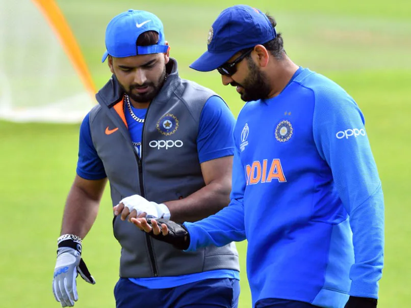 rohit sharma rishabh pant