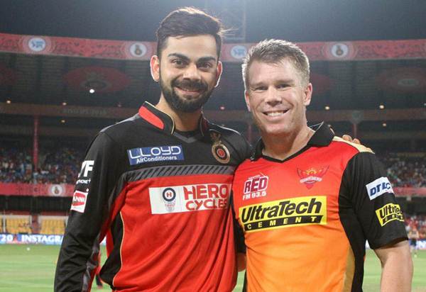 david warner virat kohli